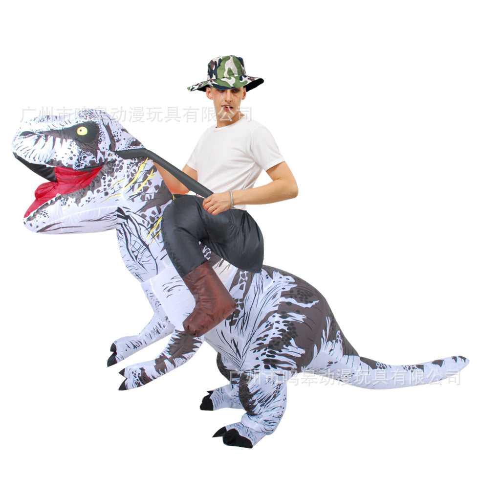 Halloween Children's Day Tyrannosaurus Inflatable Dinosaur Clothes Halloween Party Funny Dinosaur Inflatable Clothes Cross Border