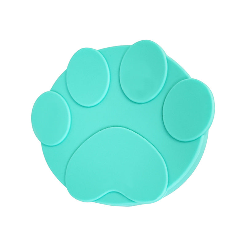 Pet cat can lid feeding spoon separate silicone lid dog cat sealing lid food spoon universal sealing lid