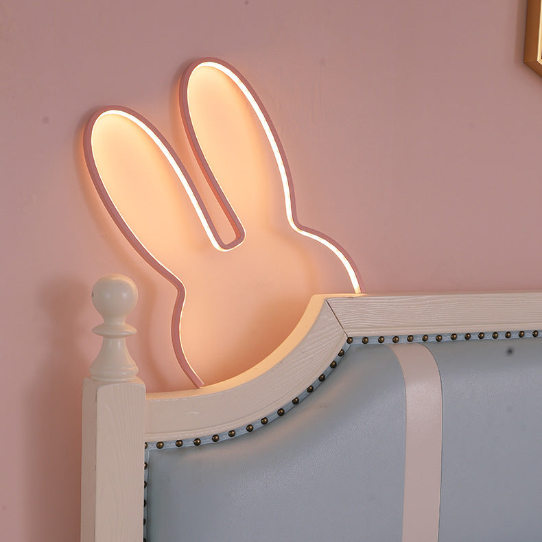 ins cross-border exclusively for Nordic children's decorative creative LED light rabbit creative night light USB plug-in bedside lamp