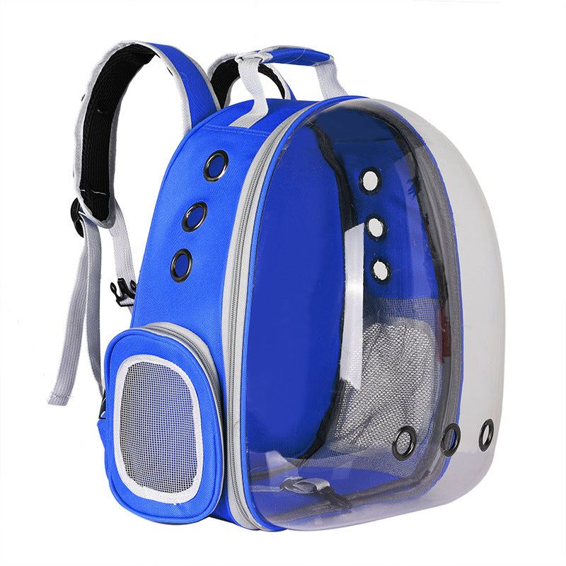 Cat bag pet backpack portable transparent space capsule pet bag for going out cat supplies breathable backpack