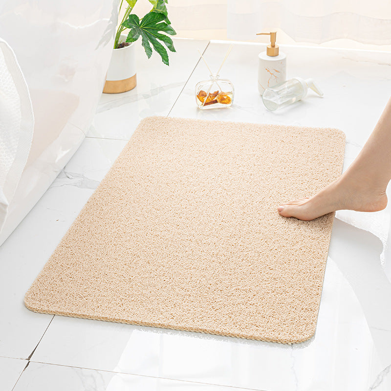 Cross-border Amazon bathroom non-slip mat shower room bath step foot mat silk ring toilet toilet waterproof floor mat