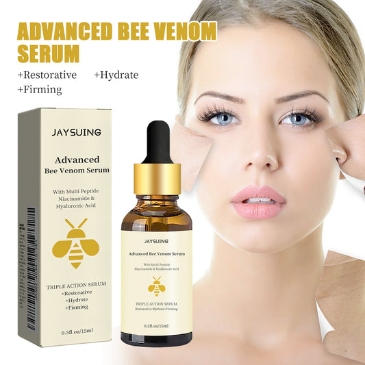 Jaysuing Bee Venom Essence Lightens fine lines and nasolabial folds Repairs dullness Moisturizes and tightens the skin Anti-wrinkle Essence