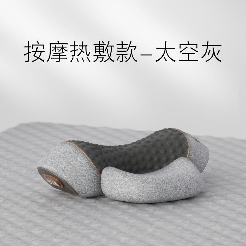 Cervical pillow for protecting the vertebrae while sleeping, special massage for the spine, non-traction heating compress, repairing cylindrical cervical pillow