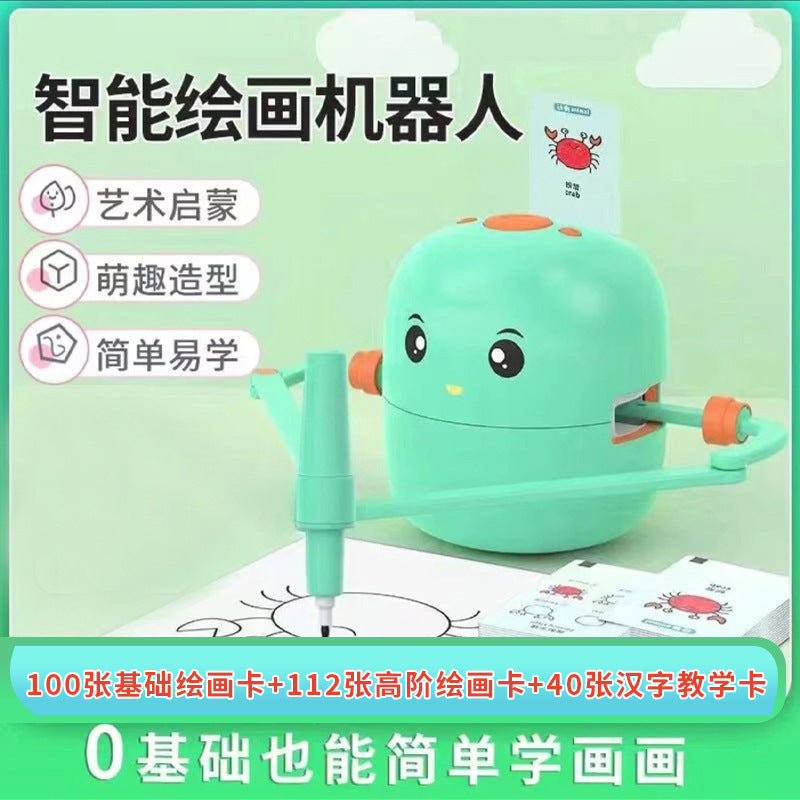 Children's intelligent AI painting robot early education machine educational cognitive enlightenment writing and painting teaching toy gift