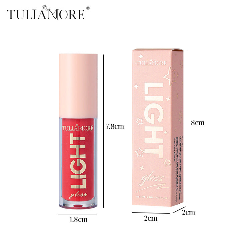 Amazon's best seller moisturizing candy lip glaze mirror pearlescent nude lip gloss 12 color lip gloss oil