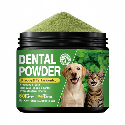 Amazon's hot-selling pet dental powder - cleans teeth, improves tartar, and freshens breath - wholesale from the manufacturer.