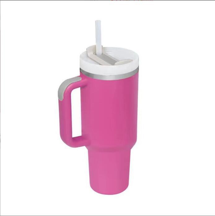 Ice Cup 304 Stainless Steel 40oz Car Cup Large Capacity Thermos Cup Straw Cup Cold Coffee Car Water Cup