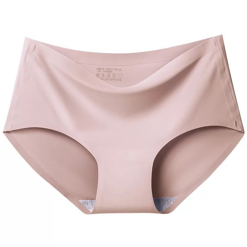 Light plate 810 ice silk seamless underwear one-piece cotton bottom crotch breathable mid-waist sexy women's briefs manufacturer20