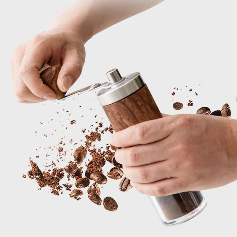 Amazon cross-border coffee bean grinder hand-cranked grinder stainless steel grinder hand-crushed coffee machine hot sale spot