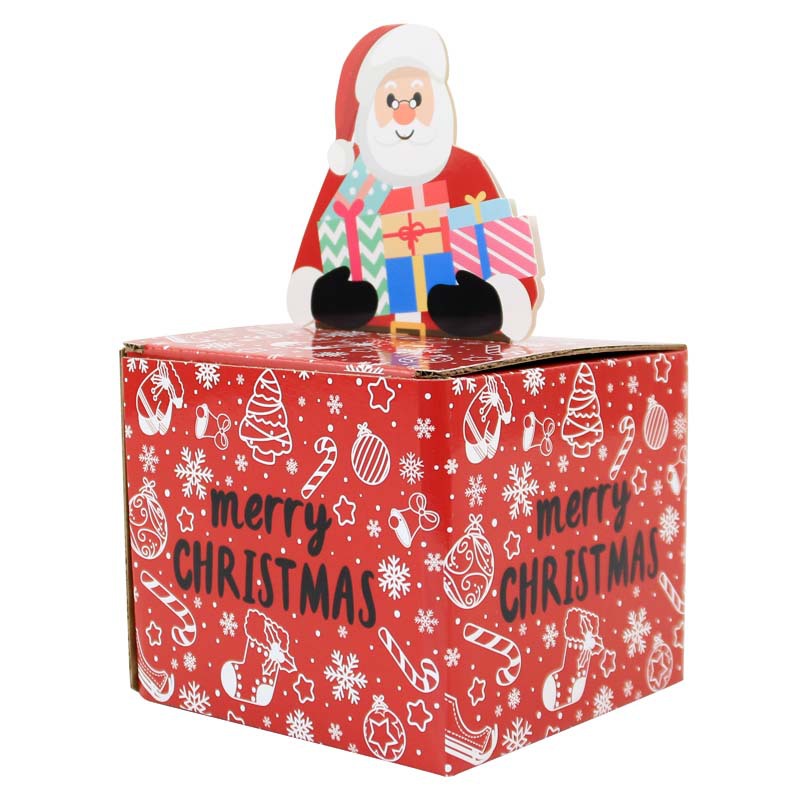 Cross-border wholesale Christmas new candy box corrugated paper packaging box Christmas surprise box candy box foreign trade export