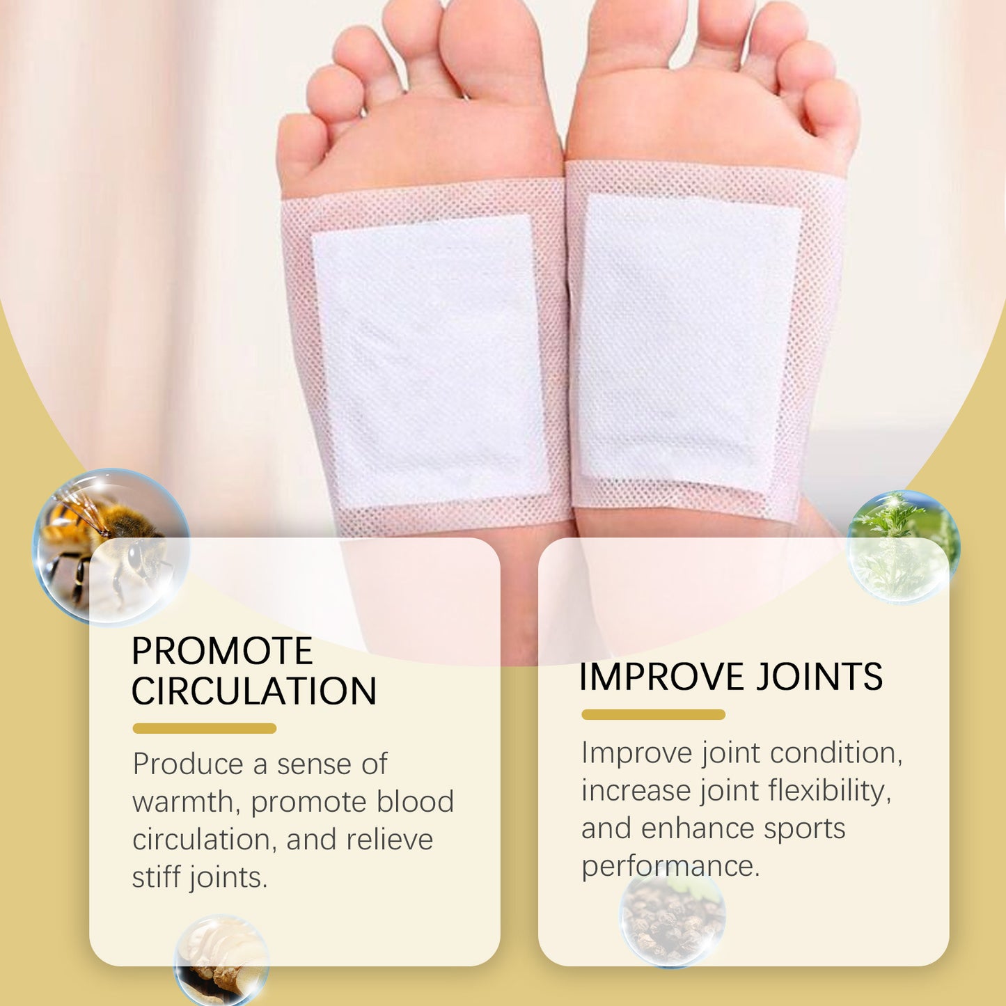 HOUKEA bone and joint care foot patch body joint elbow knee care foot body care patch