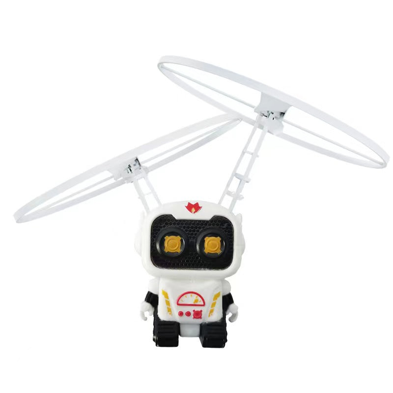 Cross-border children's induction wire man aircraft intelligent suspension gyroscope astronaut aircraft luminous flying toy