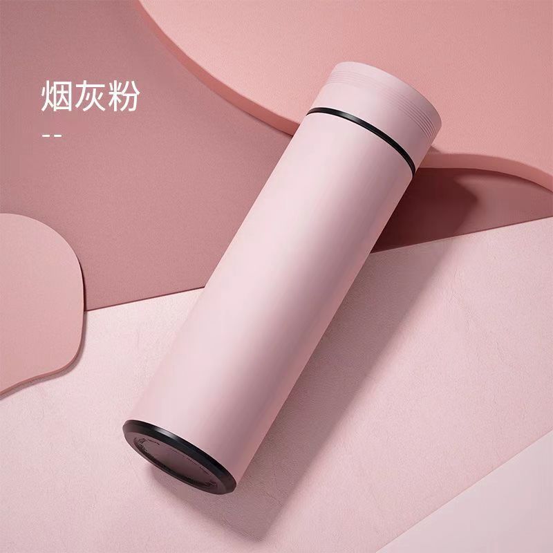 Smart thermos cup male and female students portable water cup creative personality trend large capacity simple temperature measurement tea cup