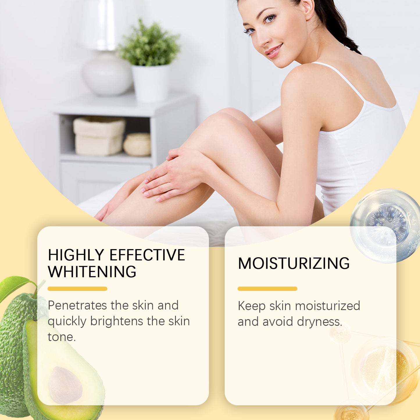 HOYGI Skin Brightening Capsules Naturally brighten your armpits, knees, and elbows to give you a glow