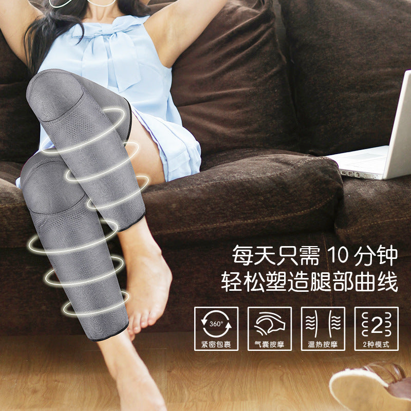 Leg Massager Air Wave Leg Therapy Device Knee Heating Calf Kneading Massager Air Therapy Device