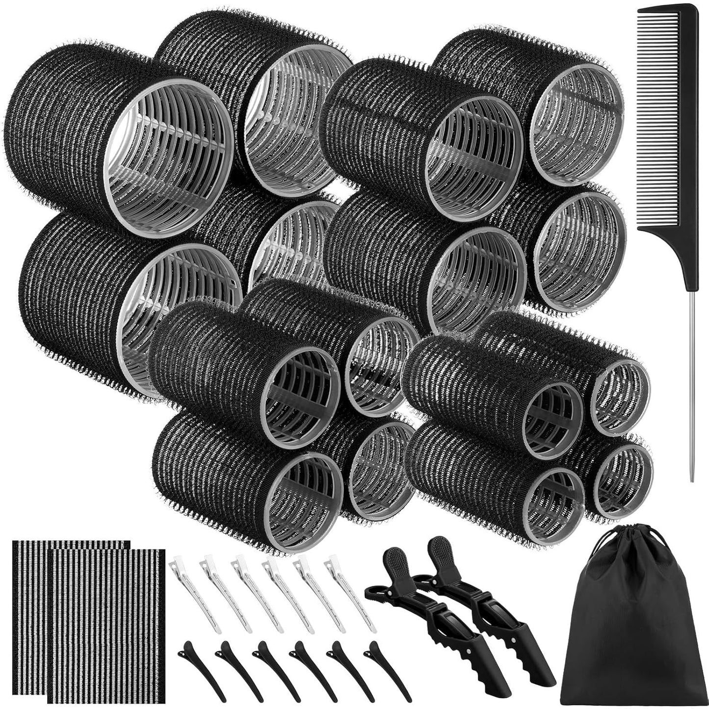 Amazon cross-border air bangs curling iron cross-border lazy curling artifact full nylon eight-character hair curling iron