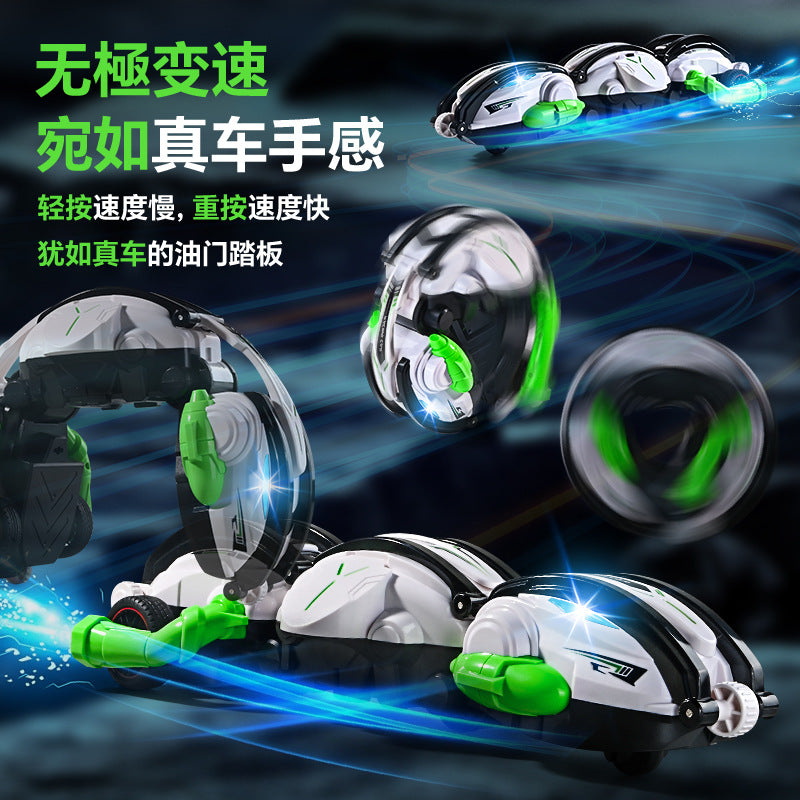 Cross-border Aofei 360 rolling stunt car 2.4G fall-resistant high-speed driving six-wheel flip children's drift remote control ca