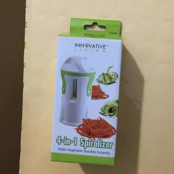 Kitchen shredder, radish spiral funnel shredder, rotary shredder, three-in-one vegetable shredder