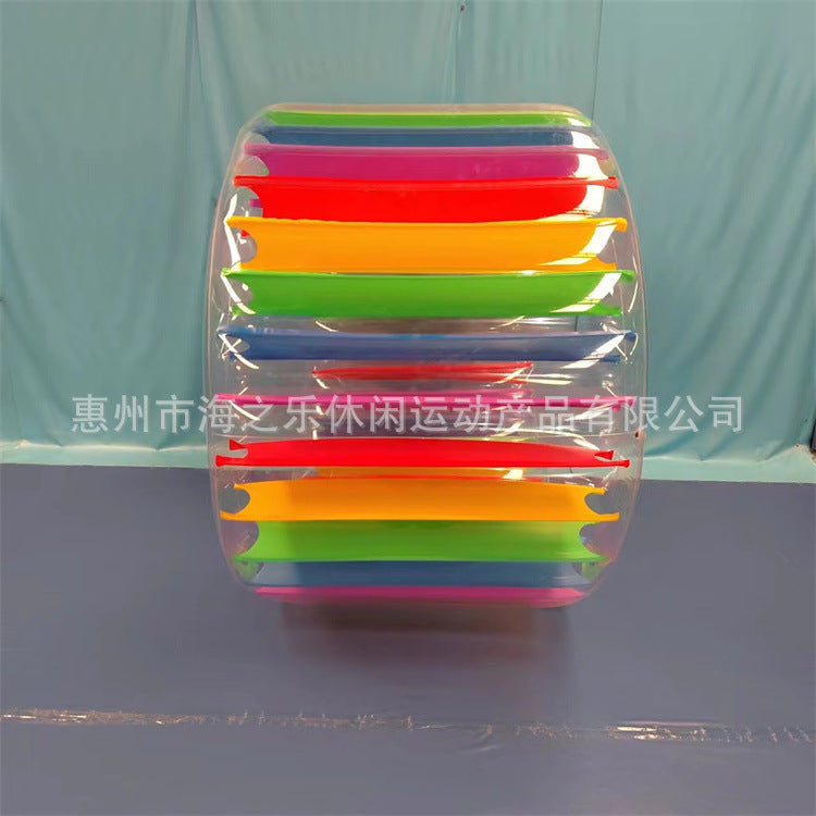 Manufacturers spot color PVC inflatable roller ball grass water parent-child interactive toy children crawling roller