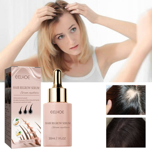 EELHOE hair thickening essence, hair loss prevention, hair strengthening, nourishing, moisturizing, hair roots, strengthening hair, hair care essential oil