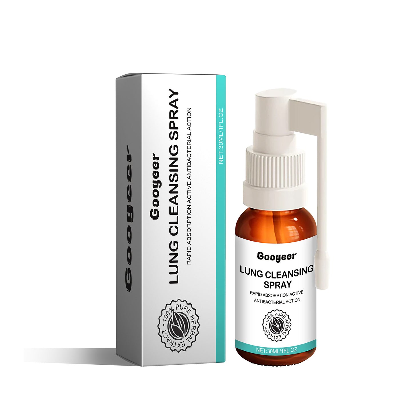 Googeer body cleansing spray relieves dry throat, cough, throat discomfort, body care drops