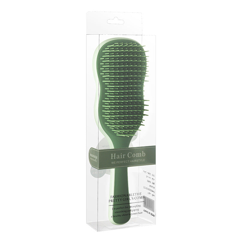 956 banana leaf long hair fluffy styling tt smooth hair comb home massage ladies special airbag air cushion comb