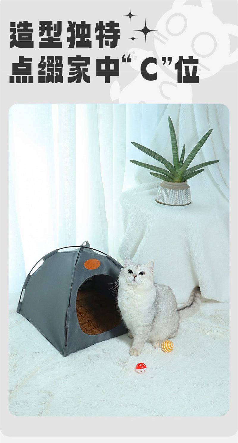 23 New Pet Tent Nest Foldable Cat Outdoor Tent Amazon Cross-border Dog Small Pet House Wholesale