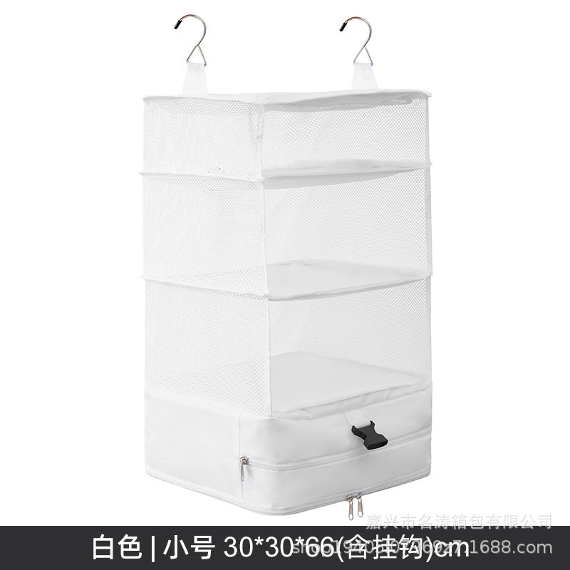 Clothes clothing ins sundries storage bag three-layer hanging bag book hanging bag storage bag bag source manufacturer