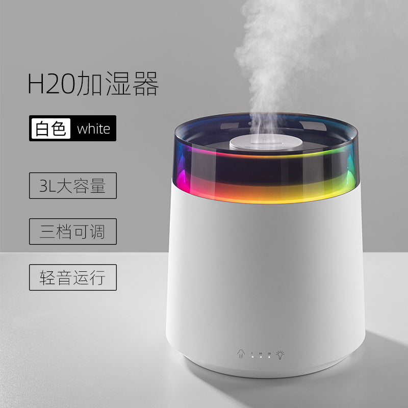 New home humidifier atmosphere light large fog volume home humidifier large capacity 3L office aromatherapy humidifier