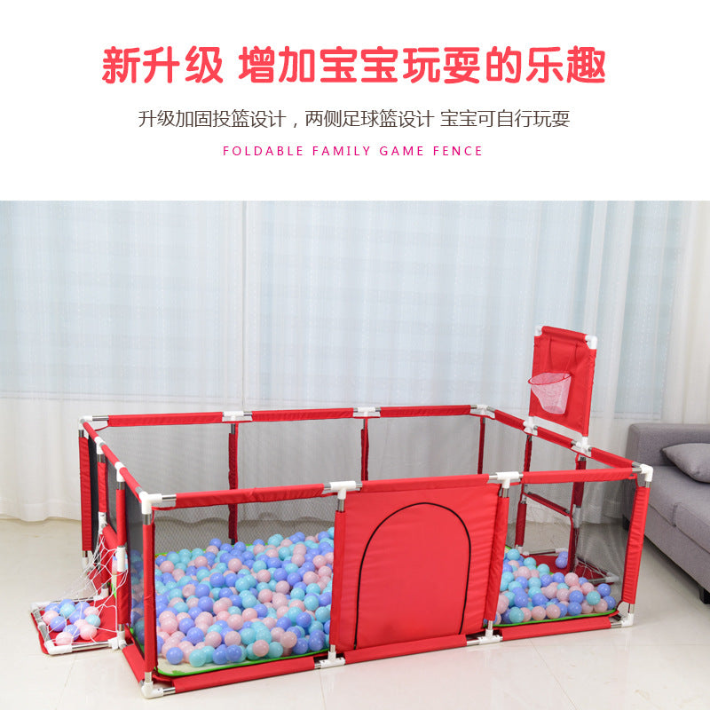 Cross-border infant and young children's game rectangular fence baby fence toddler crawling indoor children's game fence