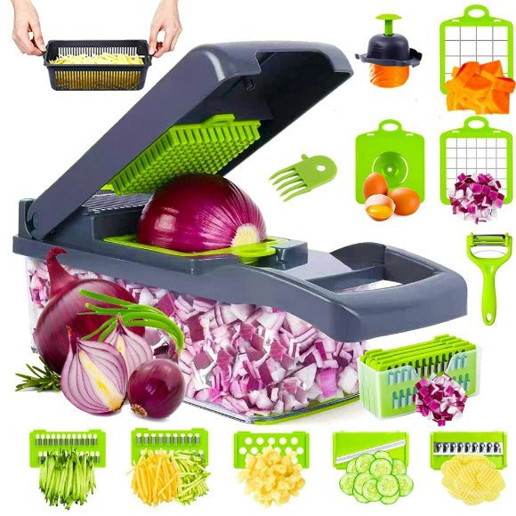 Cross-border kitchen artifact vegetable cutting artifact multi-function dicer shredder grater slicer kitchen supplies