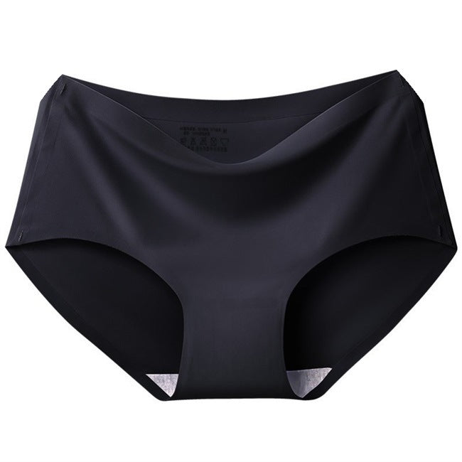 Light plate 810 ice silk seamless underwear one-piece cotton bottom crotch breathable mid-waist sexy women's briefs manufacturer20