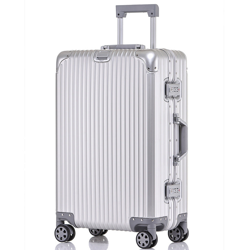 All-aluminum magnesium suitcase aluminum frame trolley suitcase password box 20 inch cabin suitcase 24 high value one piece drop shi