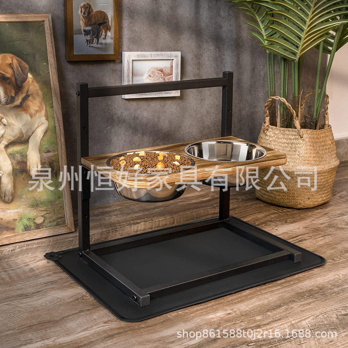 Large Dog Bowls 3 Height 5 Inch 9 Inch 13 Inch 2 Dog Food Water Bowls Dog Bowls Stand Small Medium Large Dog