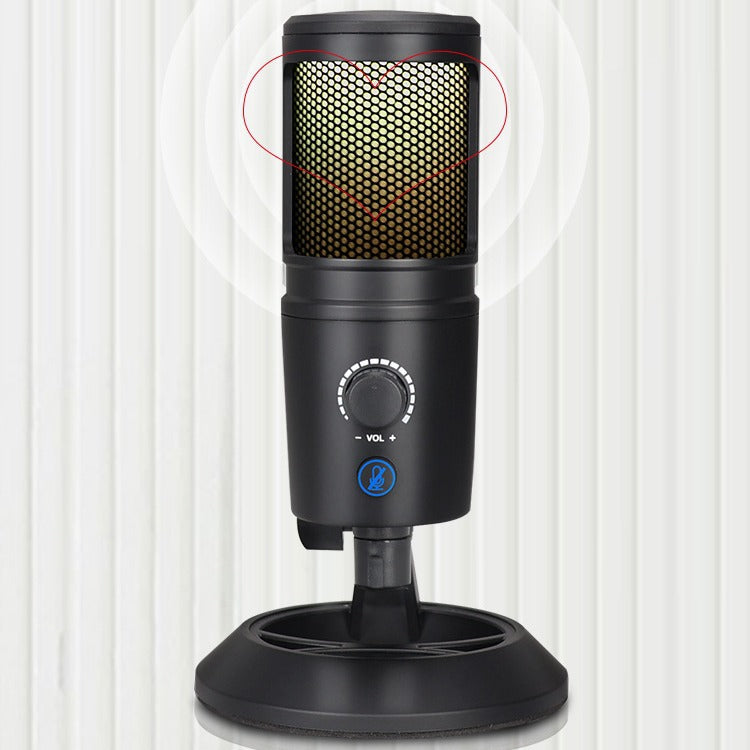 RGB dynamic light effect microphone usb microphone live microphone instrument recording computer microphone