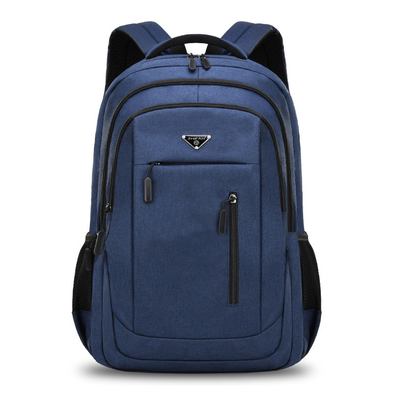 Backpack men's large capacity backpack rechargeable USB business computer bag casual backpack junior high school student schoolbag