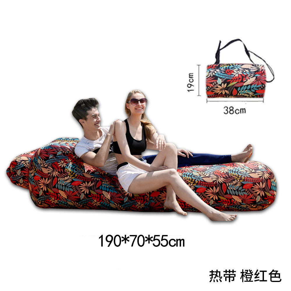 Shenzhen factory 2022 hot-selling amphibious lazy inflatable bed outdoor camping fast inflatable sofa