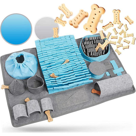 New smelling mat foraging mat dog training anti-choking game mat educational interactive food hiding machine washable smelling mat