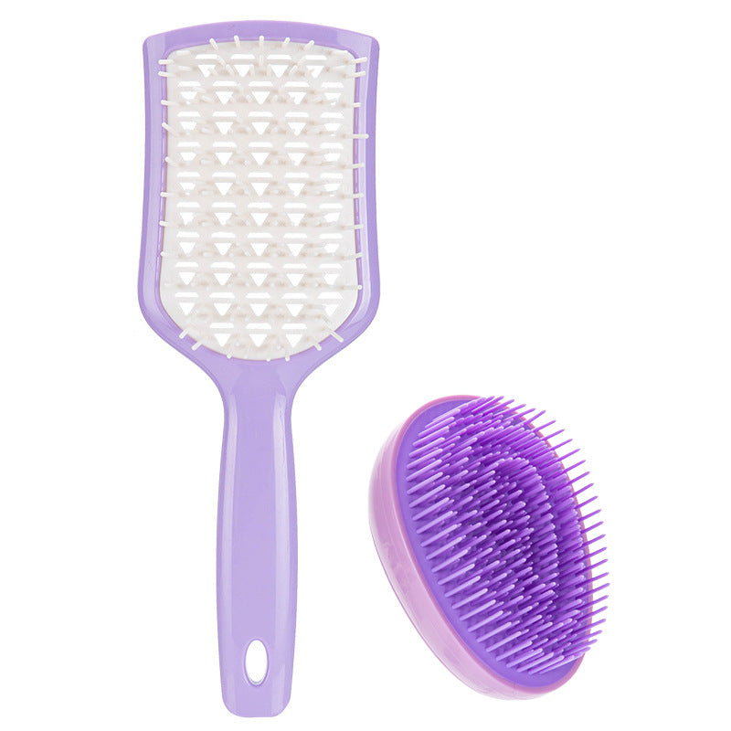 Bofei new solid color egg comb home head massage comb portable straight hair massage comb hairdressing comb egg