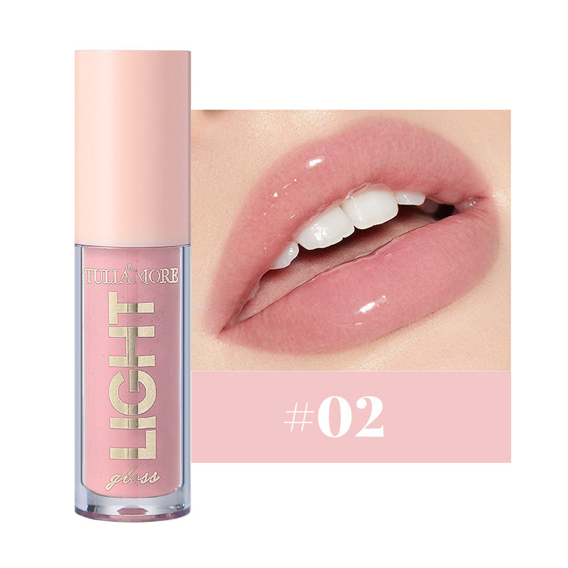 Amazon's best seller moisturizing candy lip glaze mirror pearlescent nude lip gloss 12 color lip gloss oil