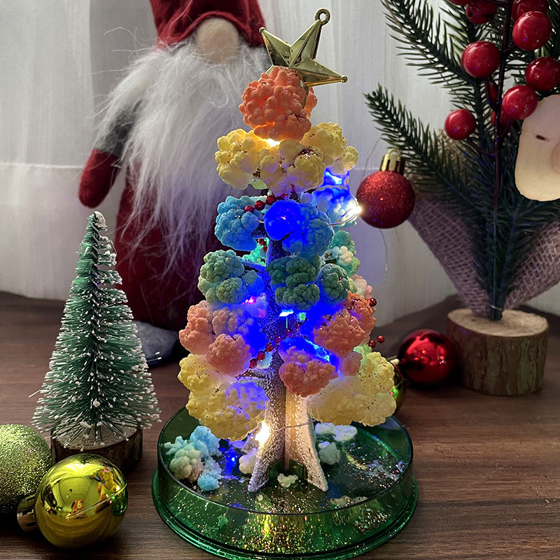 Large magic tree colorful Christmas tree magical watering will bloom paper tree crystal creative Christmas gift