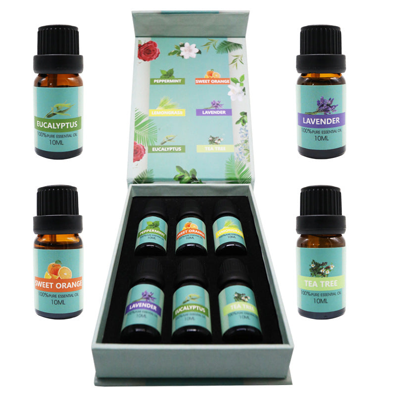 Cross-border hot-selling aromatherapy essential oil set lavender rose plant aromatherapy essential oil diffuser home bedroom long-lasting