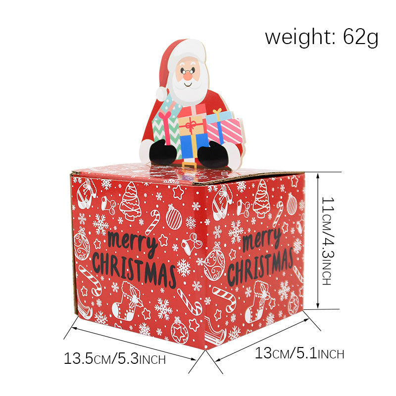 Cross-border wholesale Christmas new candy box corrugated paper packaging box Christmas surprise box candy box foreign trade export