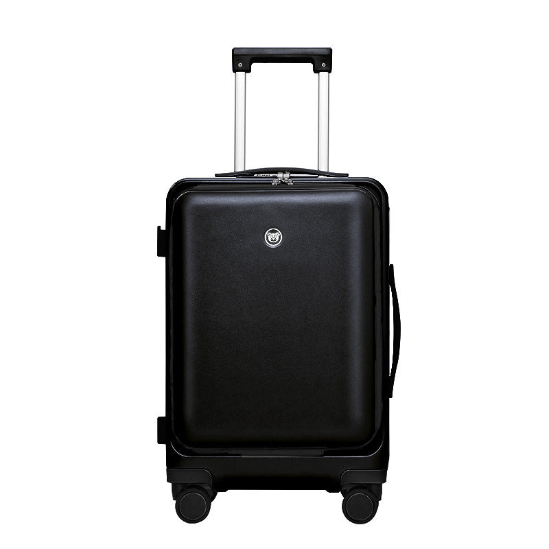 Multifunctional luggage rechargeable trolley case front opening boarding case computer ins internet celebrity travel case