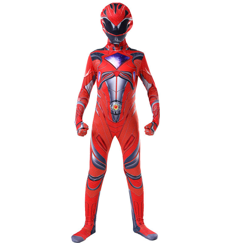 Halloween children's costumes Power Rangers cosplay clothes two-dimensional anime bodysuit