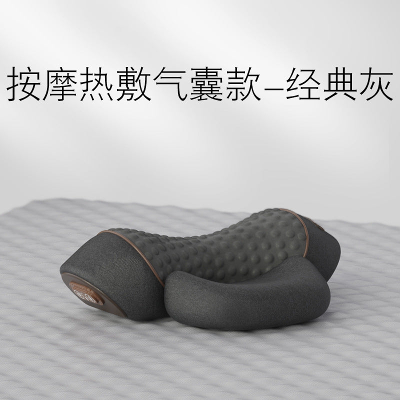 Cervical pillow for protecting the vertebrae while sleeping, special massage for the spine, non-traction heating compress, repairing cylindrical cervical pillow