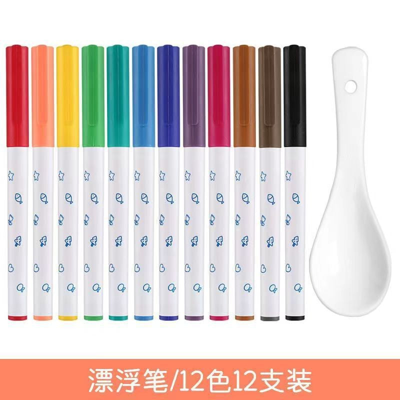 Magic color floating pen children's water painting floating water-based suspension pen fun painting whiteboard pen