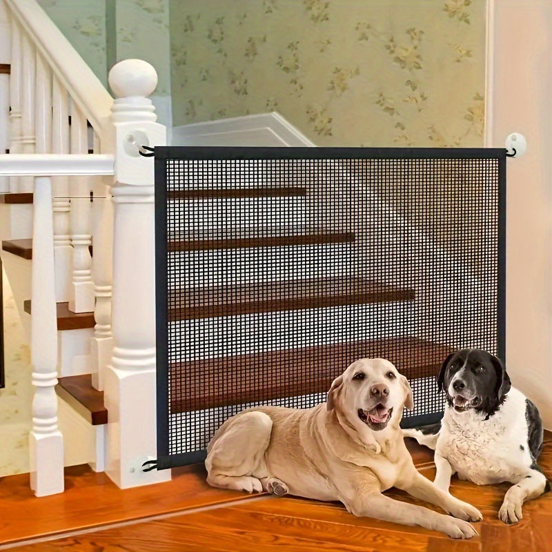 Pet isolation fence balcony cat isolation net fence indoor obstacle safety protection punch-free chicken and duck net