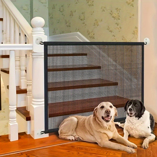 Pet isolation fence balcony cat isolation net fence indoor obstacle safety protection punch-free chicken and duck net