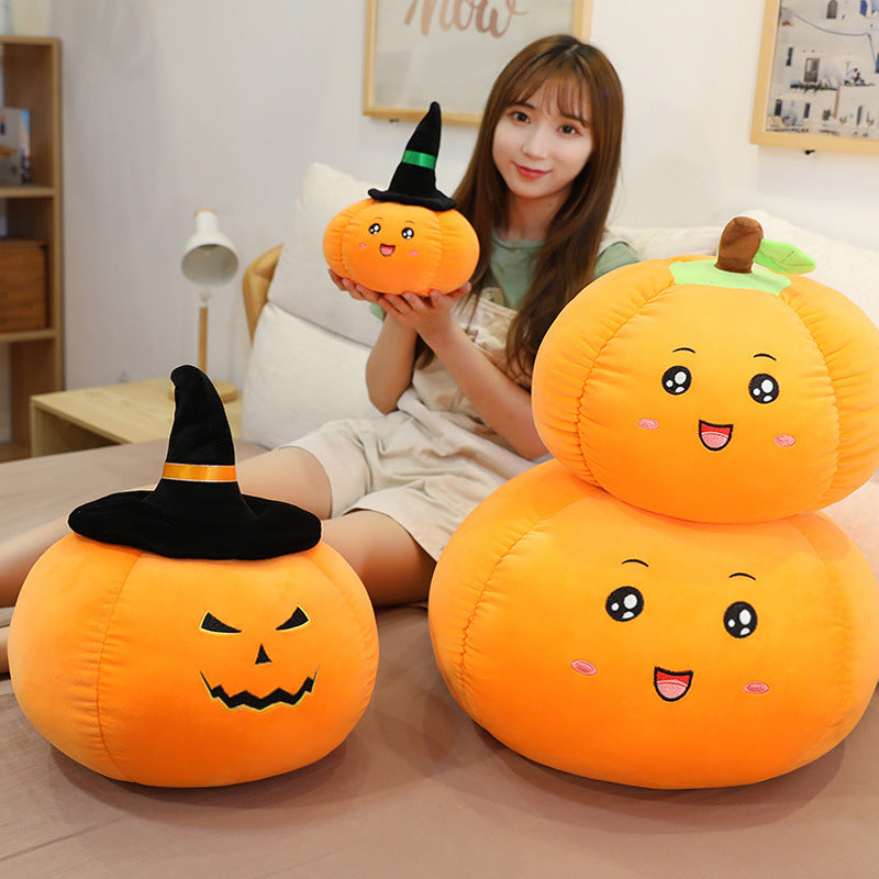 Halloween Pumpkin Pillow Plush Toy Cushion Children Cute New Ragdoll Girls Gift Wholesale